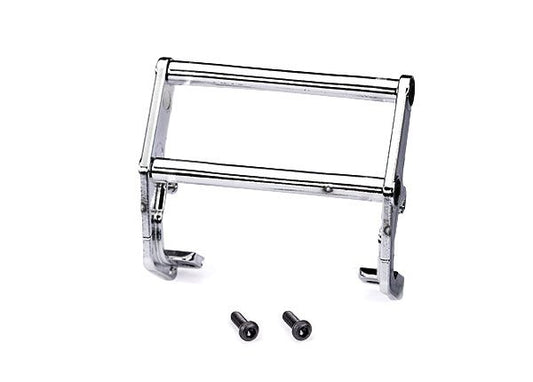 TRAXXAS - Push Bar, Bumper, Chrome (Assembled) (Fits #9836 Bumper)