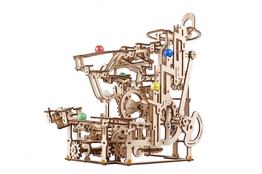 UGEARS Marble Run Tiered Hoist - 315 Pieces (Advanced)